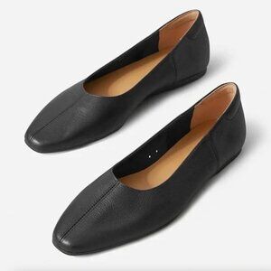 Everlane Tapered Day Glove Italian Leather Square Toe Black 7.5